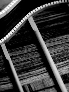 Гитара изнутри обои