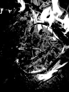 Костёр крупным планом обои