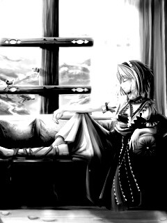 Девушка у окна обои