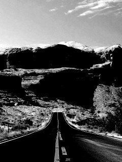 Дорога в горах обои