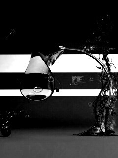 Футуристическая стеклянная лампа обои