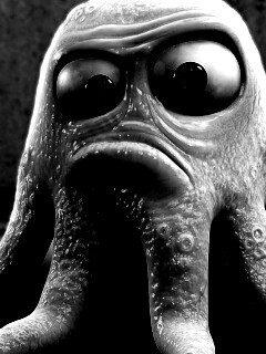 Курящий осьминог обои