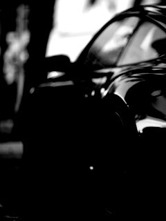 Черный порш обои