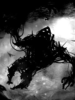 Подзёмный темный монстр обои