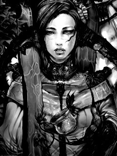 Странная девушка обои