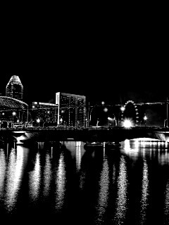 Ночной город обои