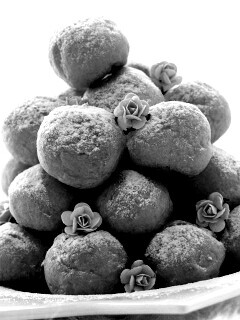 Круглые пироженки обои