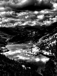 Горное озеро обои