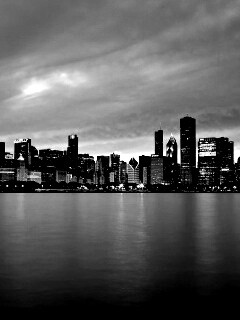 Чикаго с воды обои