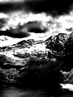 Вид на горы обои