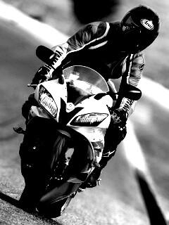 Мотоциклист на спортбайке обои