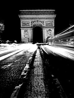 Елисейские поля с Триумфальной аркой обои