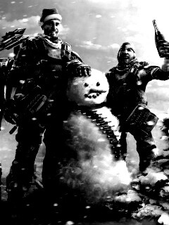 Новый год в шутере обои