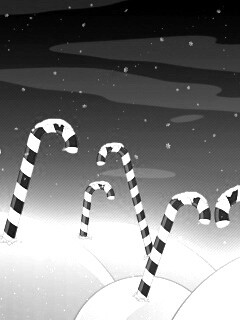 Леденцы в сугробах обои