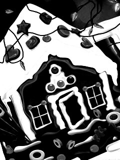 Пряничный домик обои