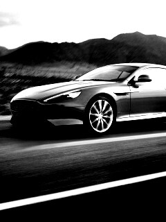 Астон Мартин на шоссе обои