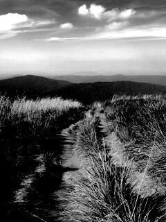 Дорога высоко в горах обои