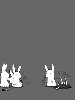 Заяц-каннибал обои