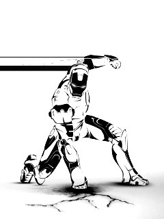 Векторный Железный Человек обои