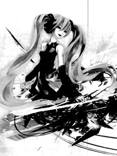 Арт с Хатсуне Мику обои