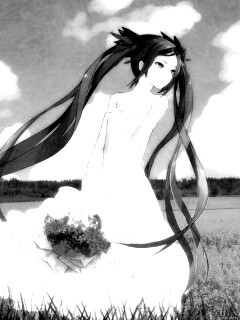 Хатсуне в поле обои