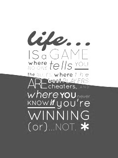 Жизнь - игра обои