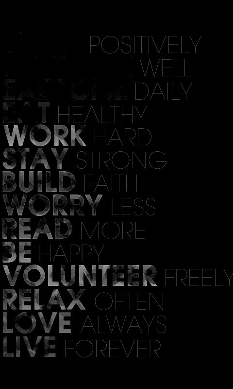 Think possitively обои