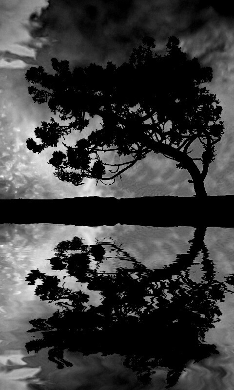 Зеркальное озеро обои