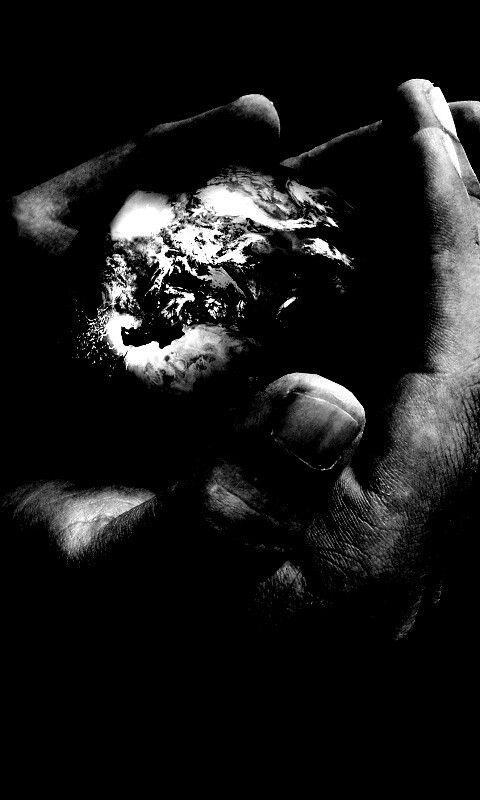 Мир в руках обои