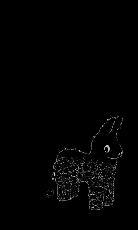 Кофеты прячутся в пинате обои