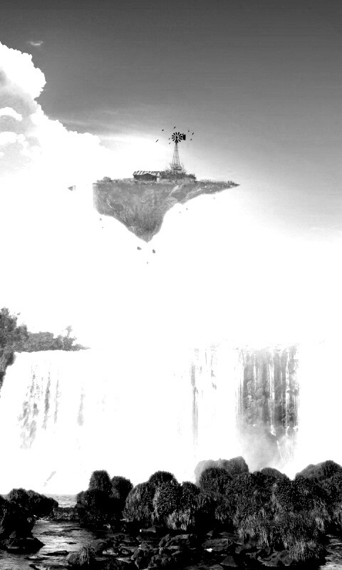 Ферма на летающем острове обои