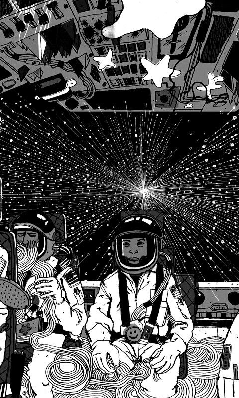 Упоротые космонавты обои