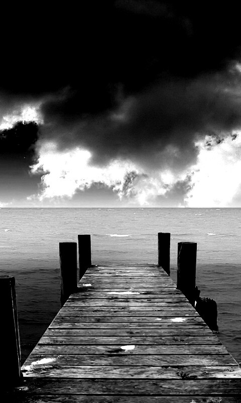 Деревянный причал обои