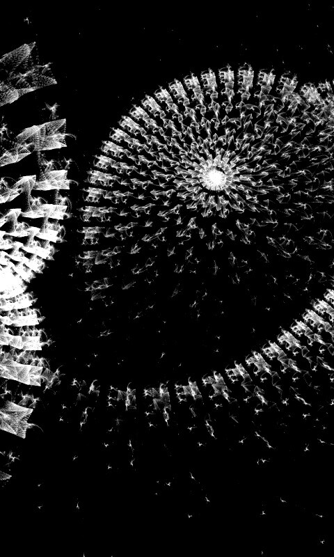 Светящаяся абстракция обои