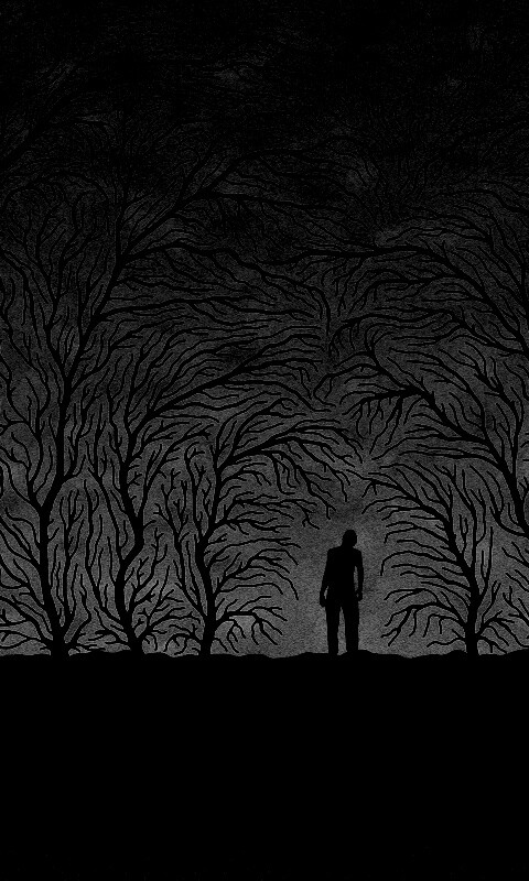 Смыкающиеся деревья обои