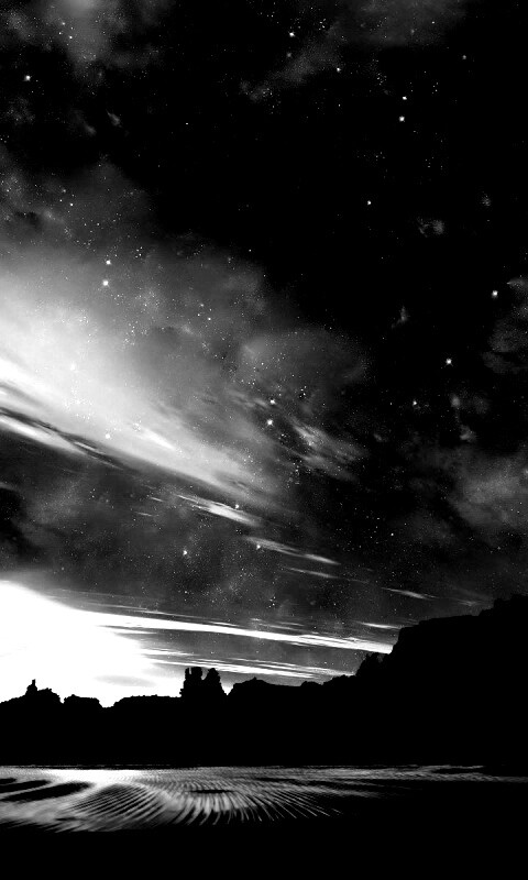 Ночное звездное небо обои