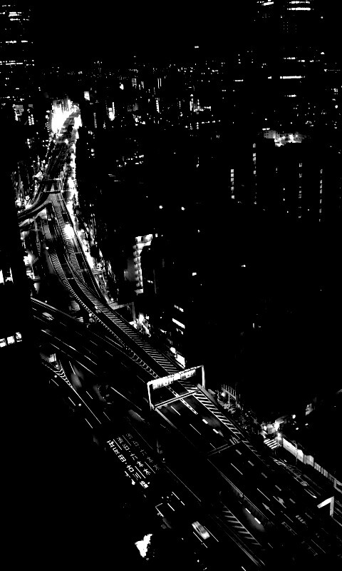 Вид на автостраду обои