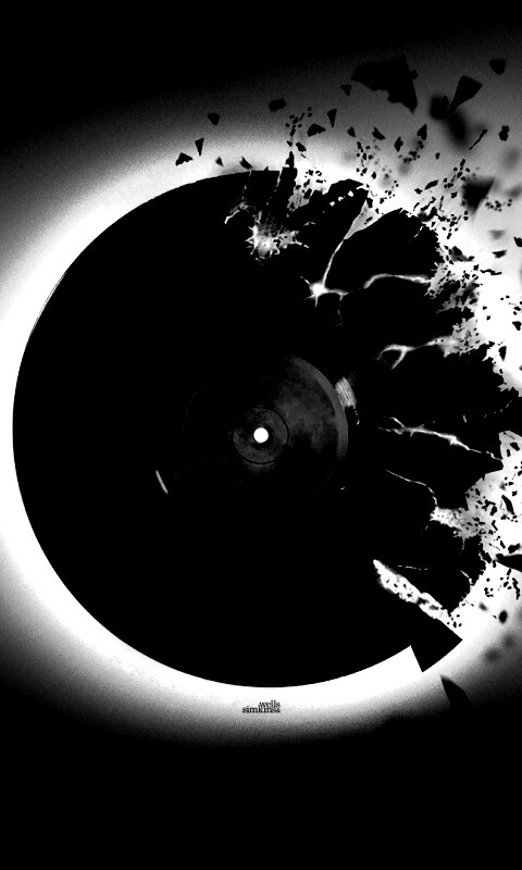 Разрывающийся винил обои