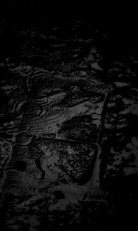 Дождь на мостовой обои