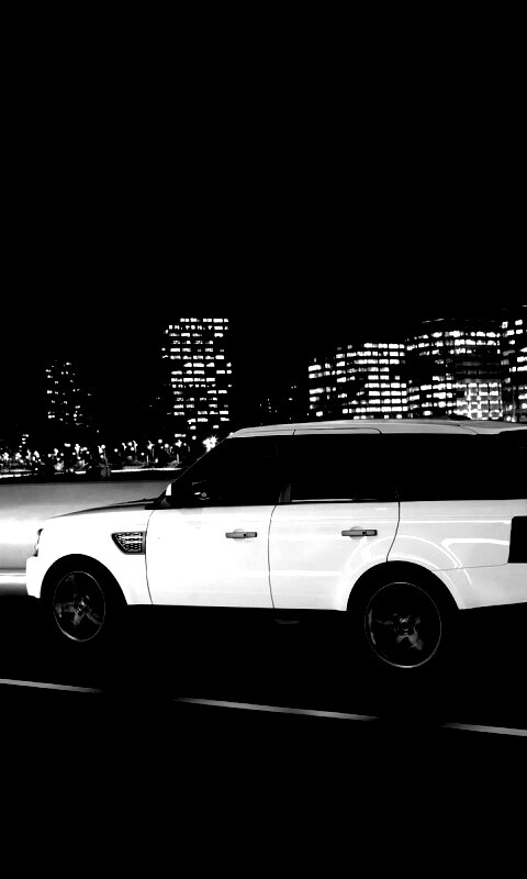 Белый Лэнд Ровер обои