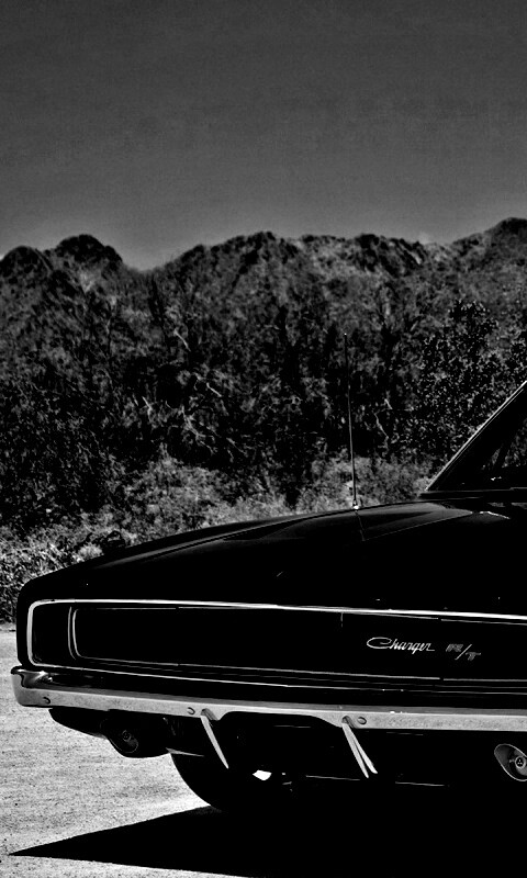 Черный Додж обои