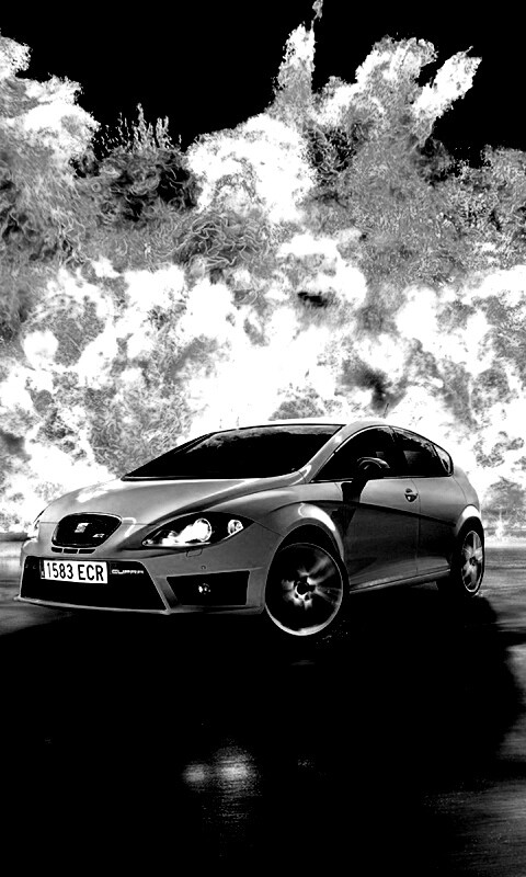 Желтый Леон на фоне взрыва обои