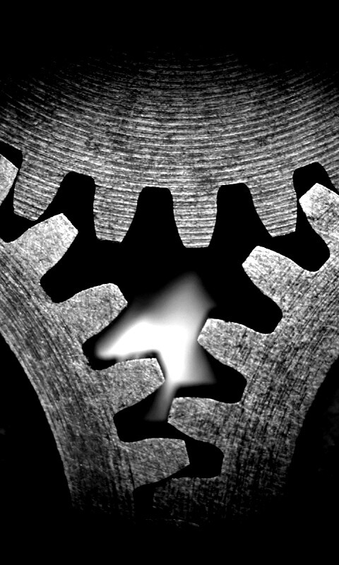 Три сцепленных шестерни обои