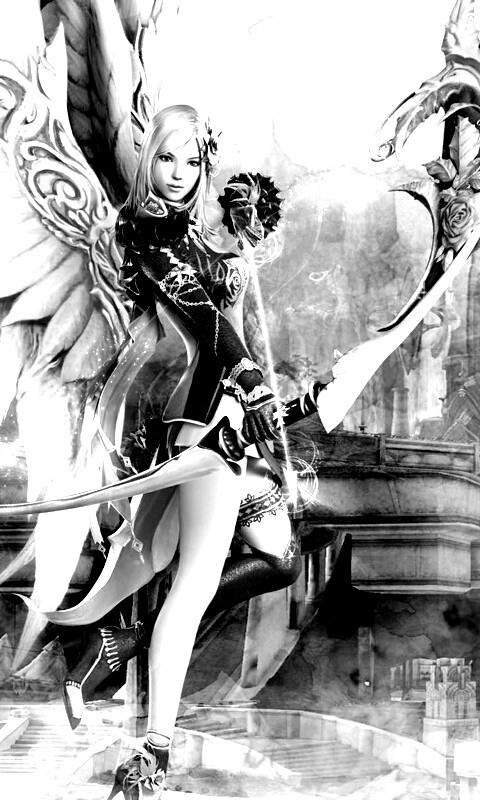 Эльфийка лучница из Aion обои