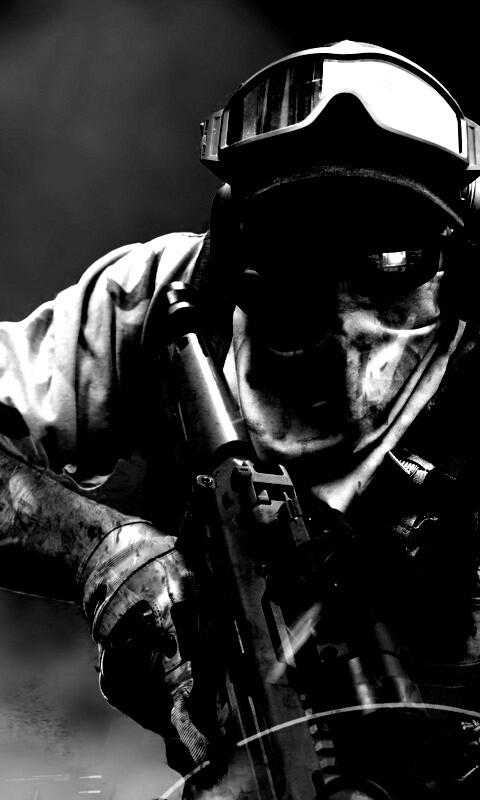 Боец в маске обои