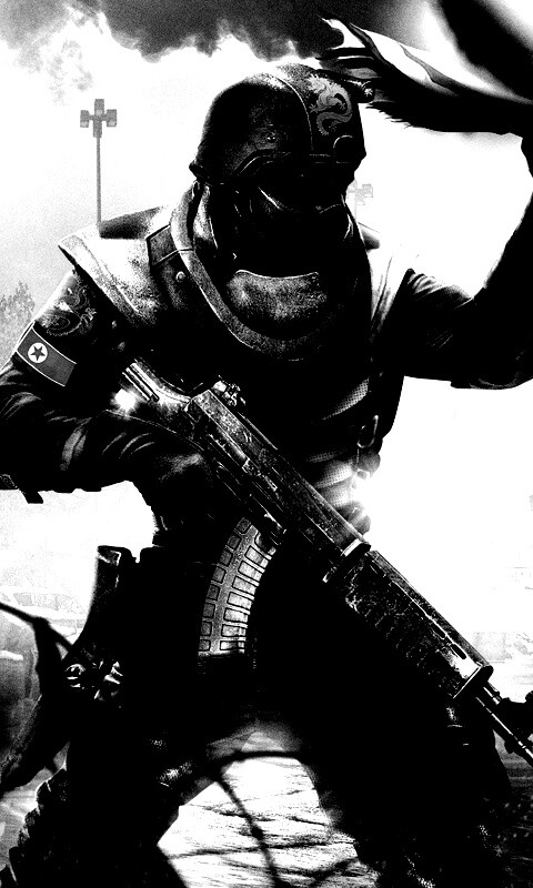 Китайский солдат жжет американский флаг обои