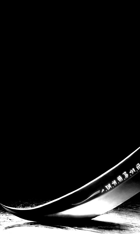 Клинок с магическими рунами обои