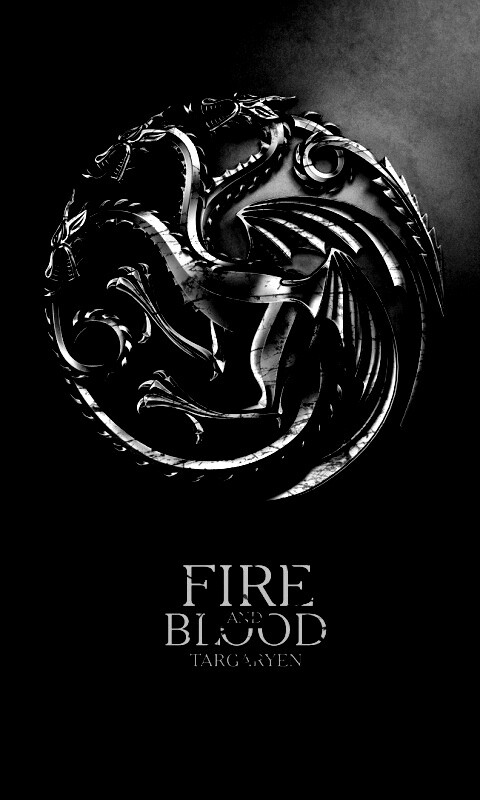 Металлический герб дома Таргариен обои