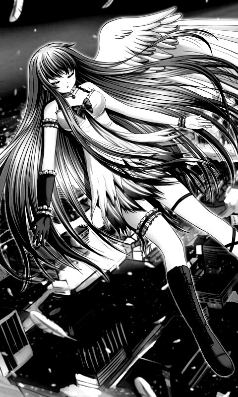 Неопознанная девушка из аниме обои