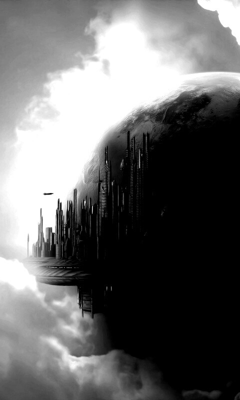 Небесный город обои